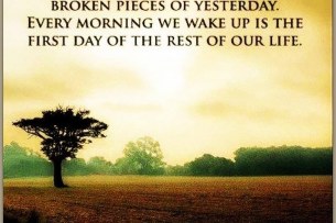 Wake up to a new day by changing your attitude